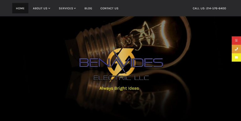electrician website builder